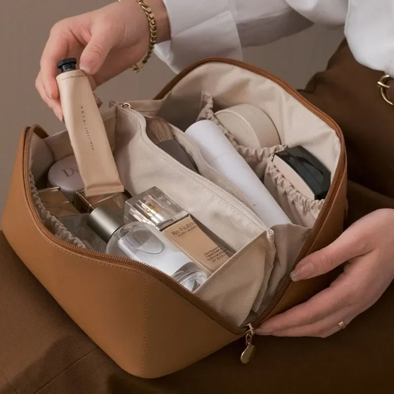 Bagmira Kosmetiktasche | Groß & Wasserabweisend | Vielseitig & Stilvoll | Für Reisen & Alltag