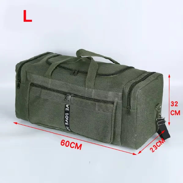 Canvarro TravelDuffel | XL Sporttasche für Männer | Wasserabweisend & Robust | Viel Stauraum für Abenteuer | Ideal für Gym & Reisen