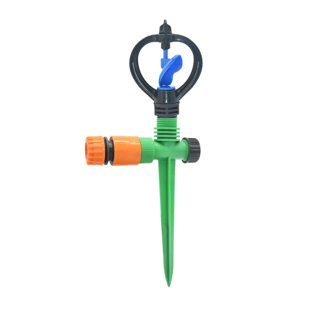 AquaVerta | 360° Sprinkler | Vortex-Rotation | Kompakt & effizient | Für Garten & Gemüsebeet