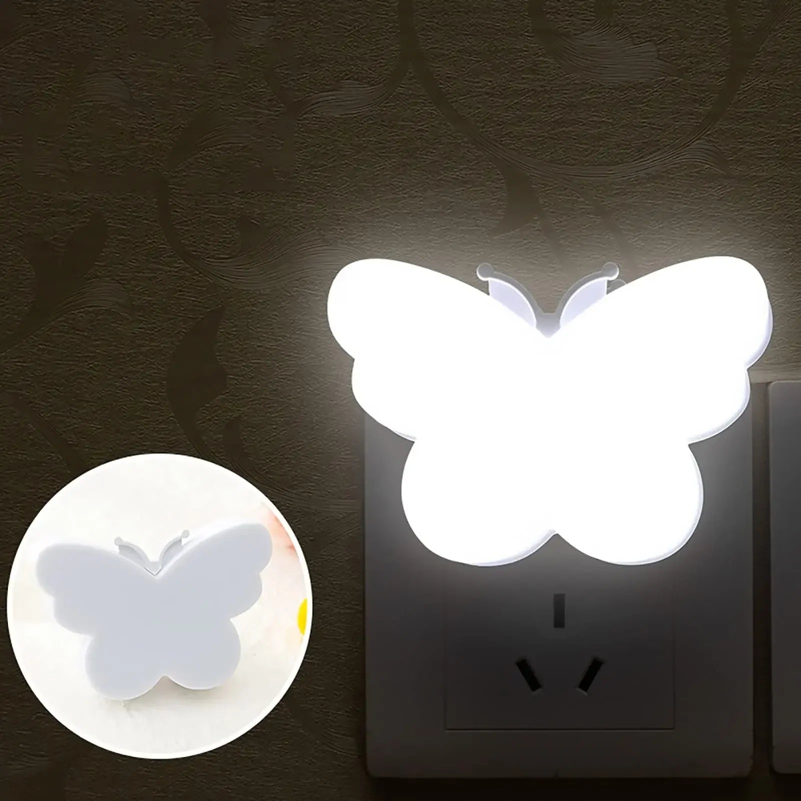 GlowEase LED Nachtlicht | Automatischer Lichtsensor | Warmweißes Wohlfühllicht
