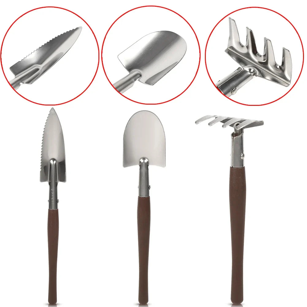 GreenThumb MiniGardener | 3-in-1 Garten Set | Für Kinder & Erwachsene | Edelstahl oder Kunststoff