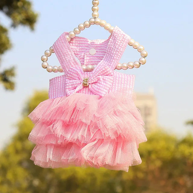 PetLuxe Haustier-Sommerkleid | Süßes Prinzessinnen-Design | Atmungsaktiv | Für Hunde & Katzen