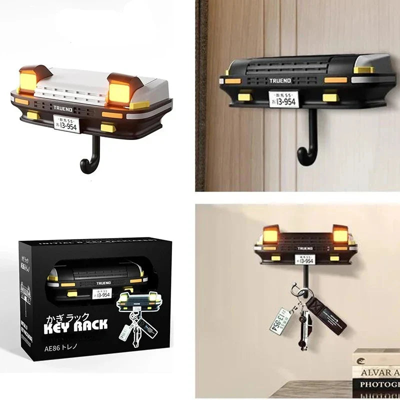 AutoGlow KeyBeam | Wand-Schlüsselhalter | Autoscheinwerfer-Design | Für Autofans