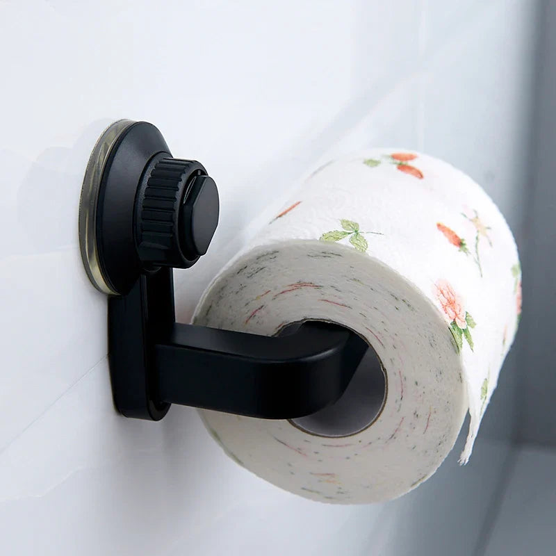 GripMate | Toilettenpapier- & Handtuchhalter | Saugnapf-Technologie, Belastbar & Wasserfest | Für Bad, Küche & Wohnmobil