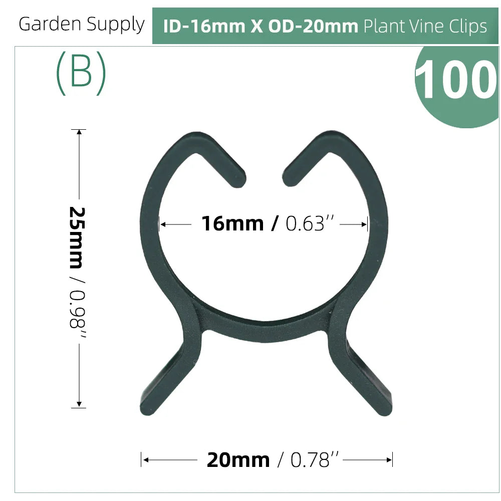 PlantFix Pro | Pflanzenclips | Flexibel & Sicher | UV-beständig