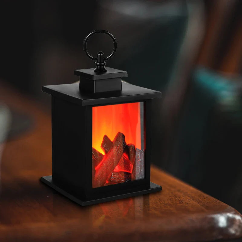 GlowFlame | LED Kaminlicht | Realistischer Flammeneffekt | Dekolampe für Zuhause & Camping