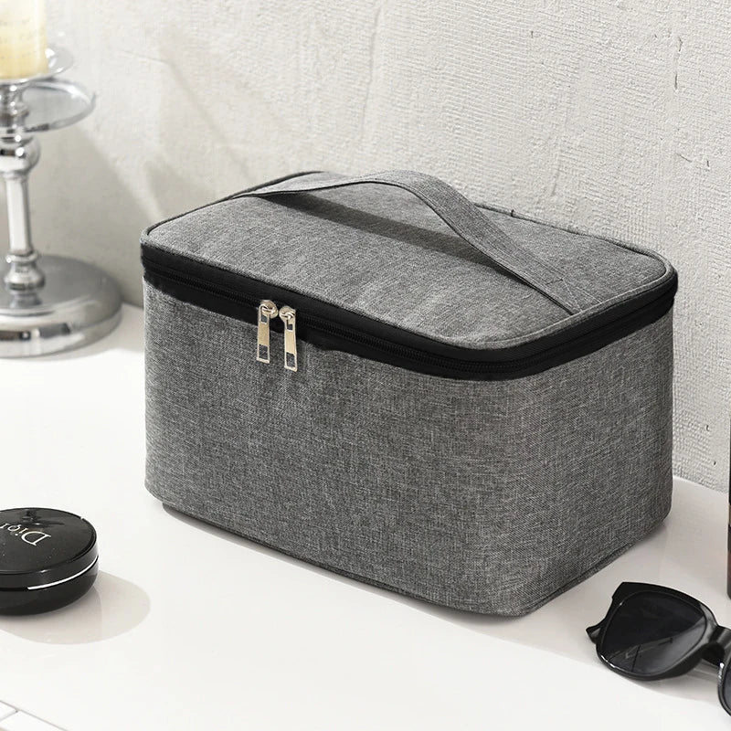 TravelMate Pro Kulturtasche | Doppelkammer-Design | Wasserabweisend & Leicht | Für Reisen & Alltag