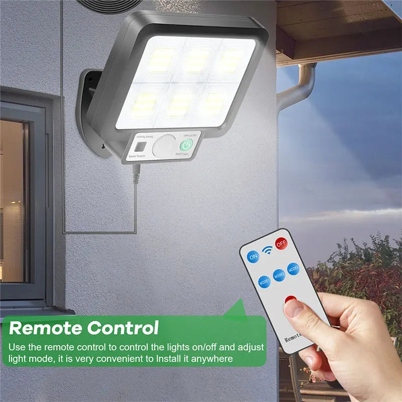 SolarBeam 1000 | 3-in-1 Solarlicht | Bewegungs- & Dämmerungsautomatik | 1000 Lumen