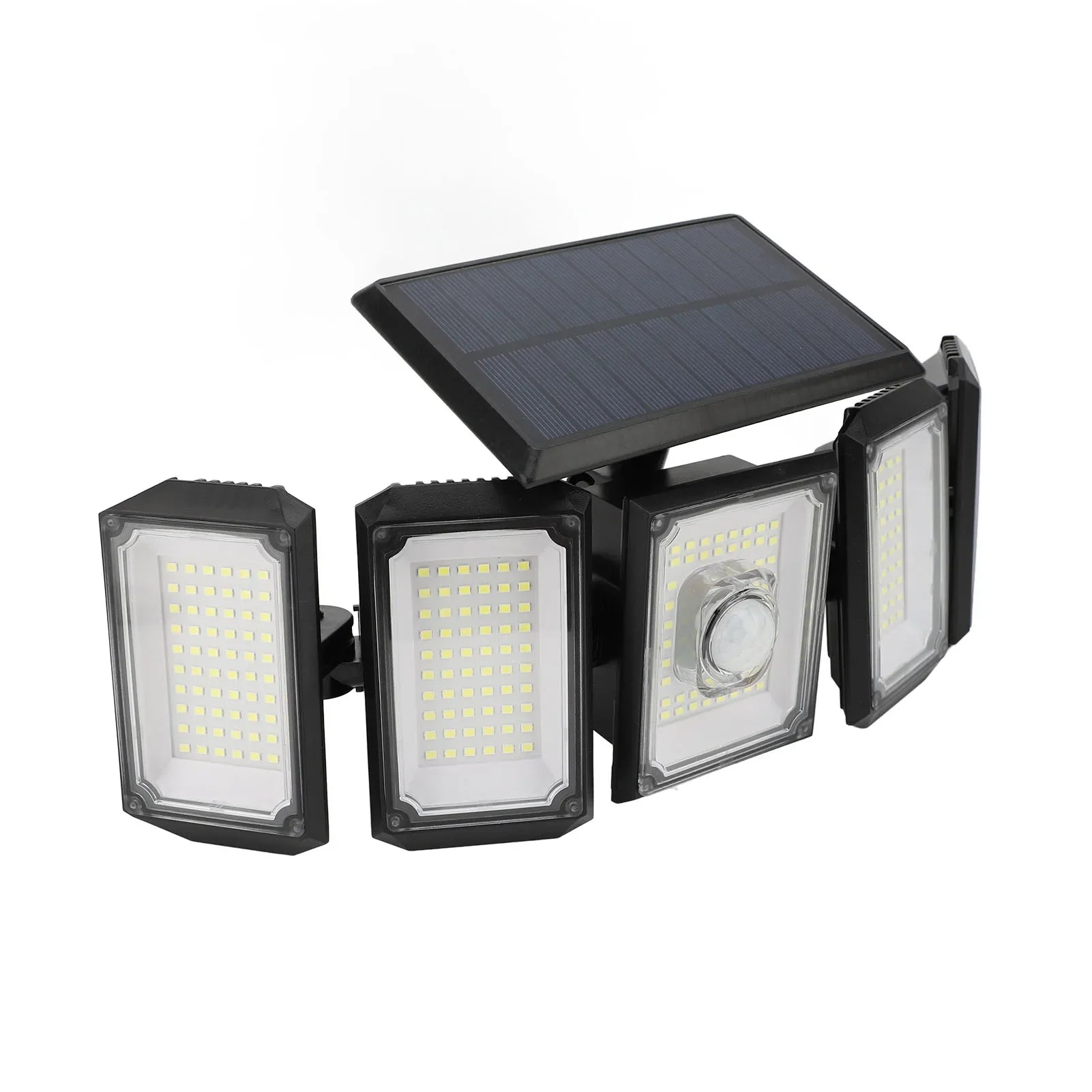 Lunavax BeamGuard | Solar Außenleuchte mit 300 LEDs | Bewegungsmelder & Fernbedienung | IP65 Wasserdicht | Für Garten, Einfahrt & Terrasse