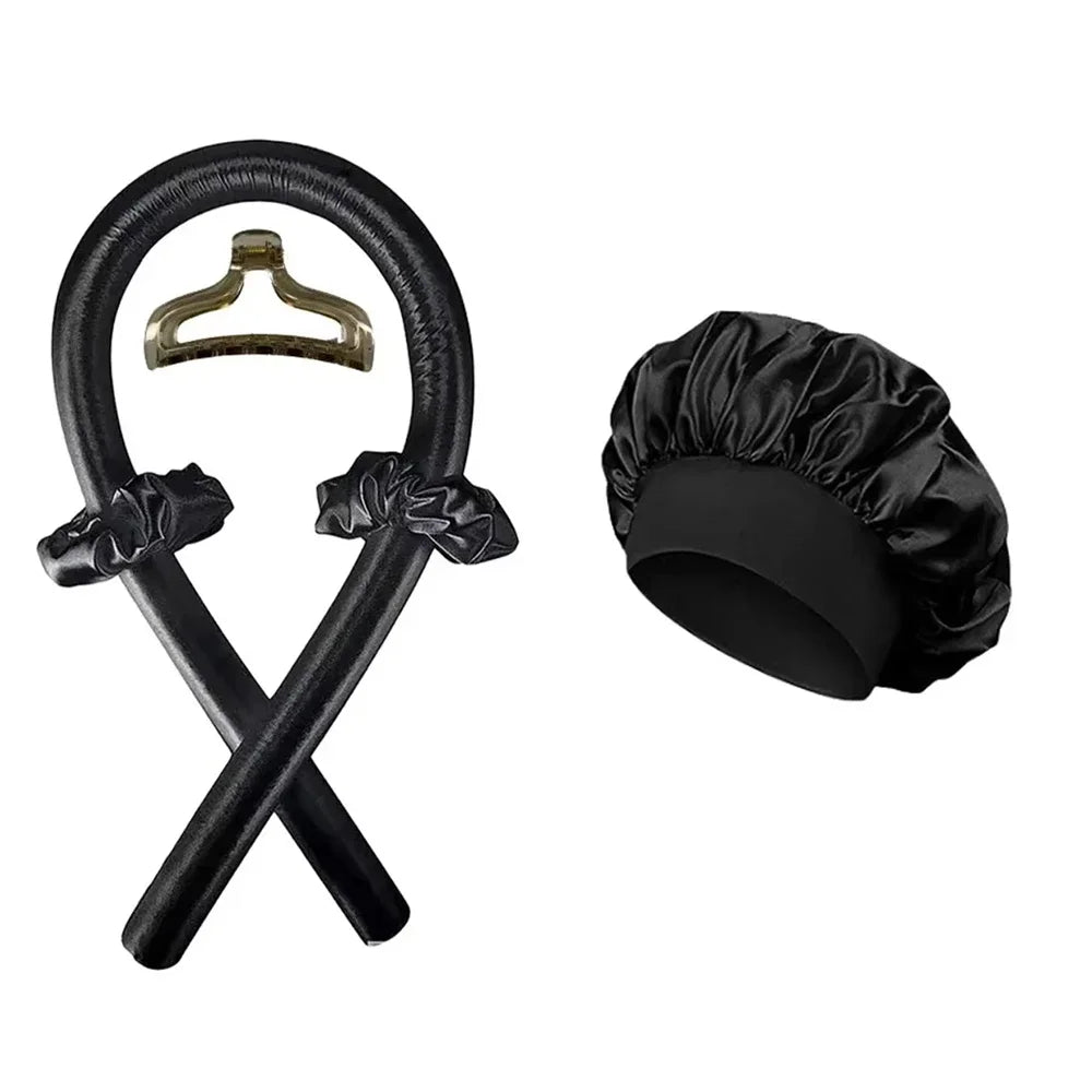 Curluxe Soft Wave Band | Hitzefreies Lockenband für Natürliche Locken | Über Nacht Für Alle Haartypen