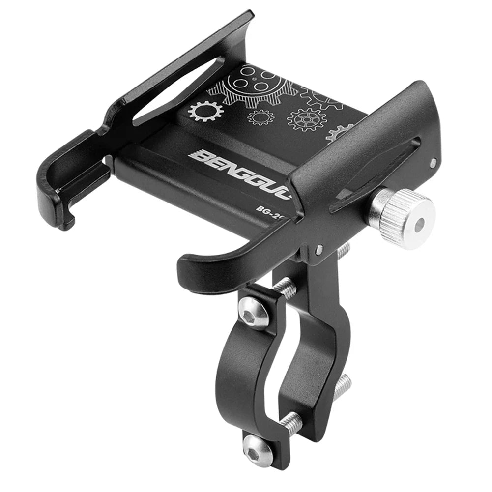 GripMaster 360 | Fahrrad-Handyhalterung | Stoßfest und Rotierbar | Aluminium