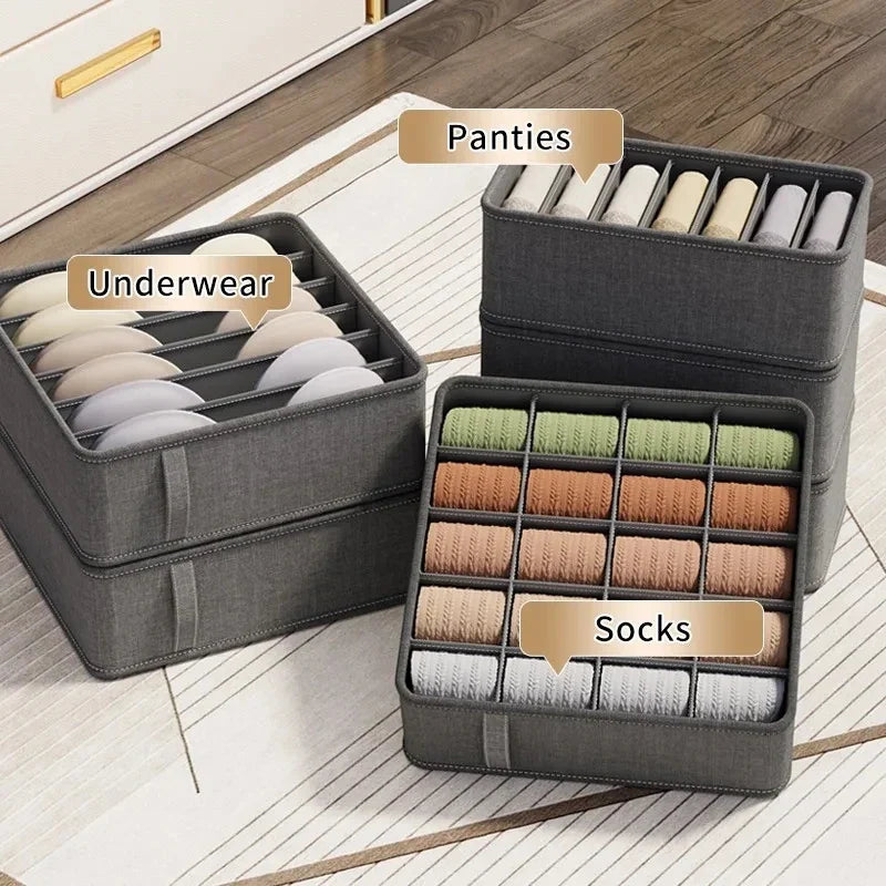 ClarityBox Kleiderschrank-Organizer | Faltbar & Platzsparend | Hochwertiges Vliesstoff-Material