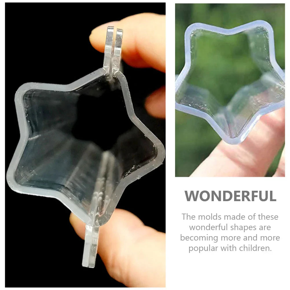 FormoGrow Obst- & Gemüseform Set | Herz & Stern | Wiederverwendbare Wachstumsformen | 20×6,5×4 cm