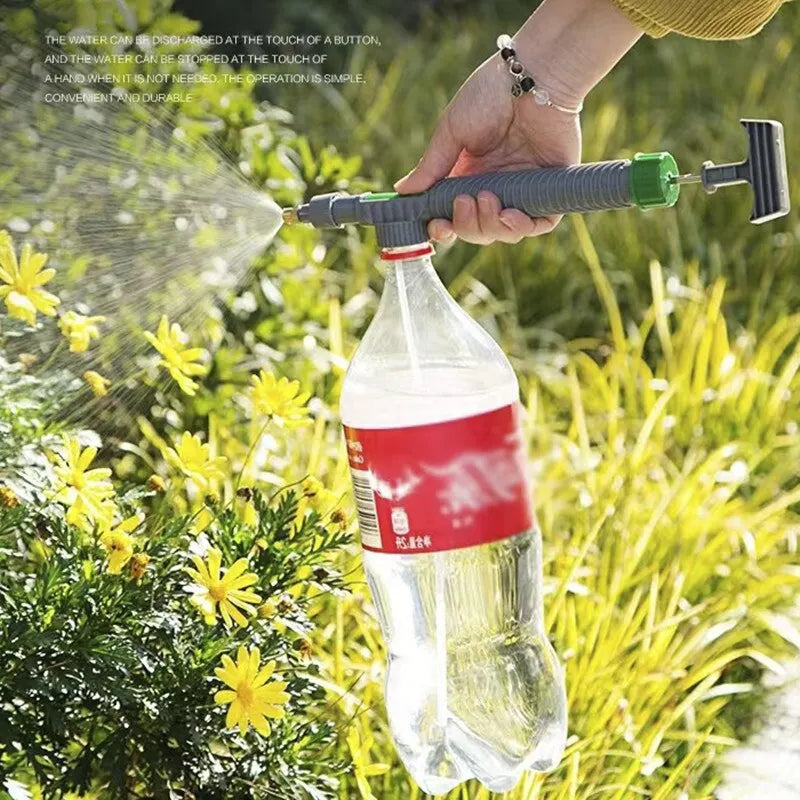 AquaTwist Sprühkopf | Hochdruckaufsatz für PET-Flaschen | Einstellbare Düse | Ideal für Garten & Haushalt