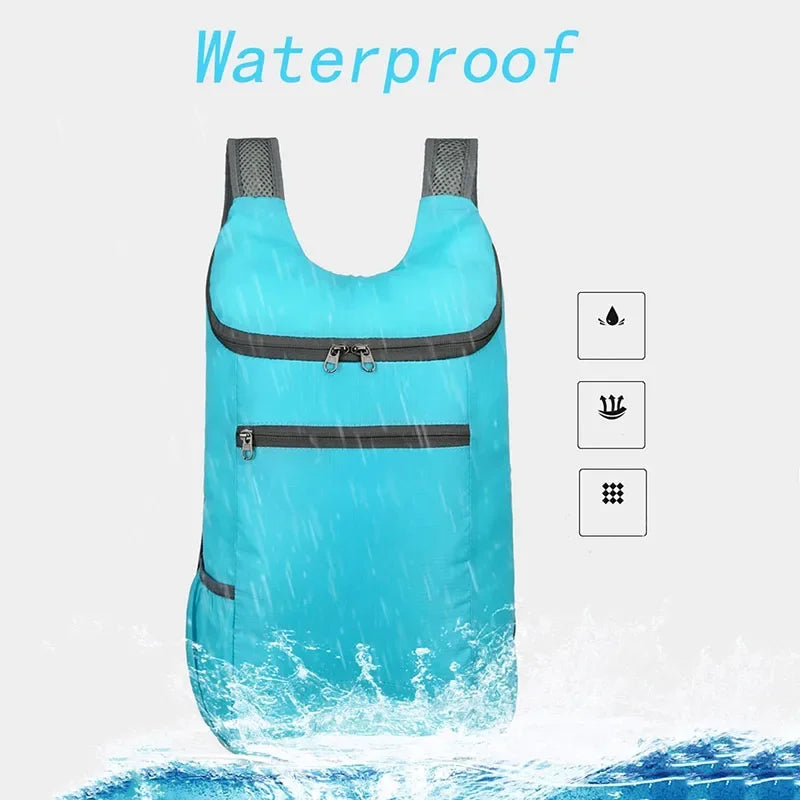 FlexTrail MiniPack | Faltbarer Rucksack | 20L Volumen | Ultraleicht & Wasserabweisend