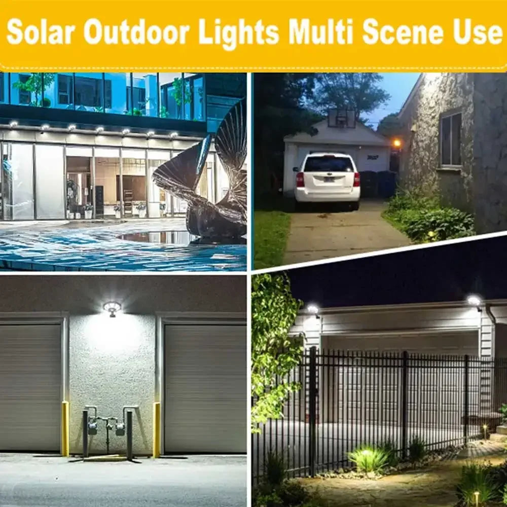 Lumiaro OctaBeam | 360° Solarlampe | 168 LEDs & Bewegungssensor | Mit Fernbedienung