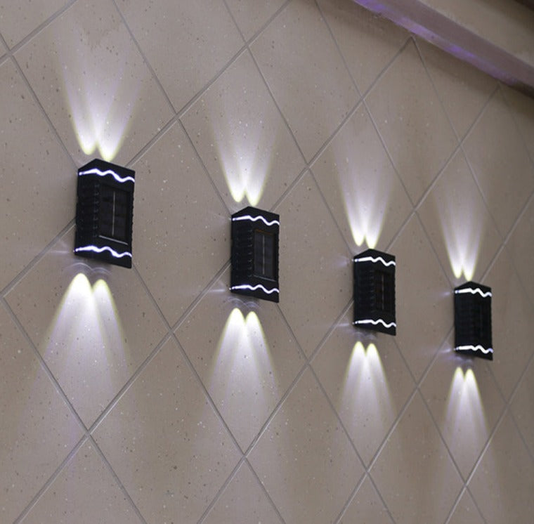 Solvoro Solarlicht | Außenwandleuchte ohne Kabel | IP65 Wetterfest | LED Warm- & Kaltweiß | Für Garten & Terrasse