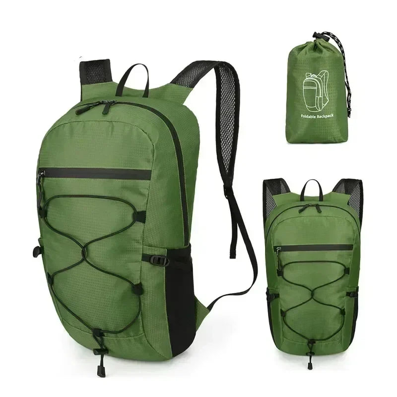 FlexiPack 20L Rucksack | Faltbar & Wasserdicht | Ultraleicht & Praktisch