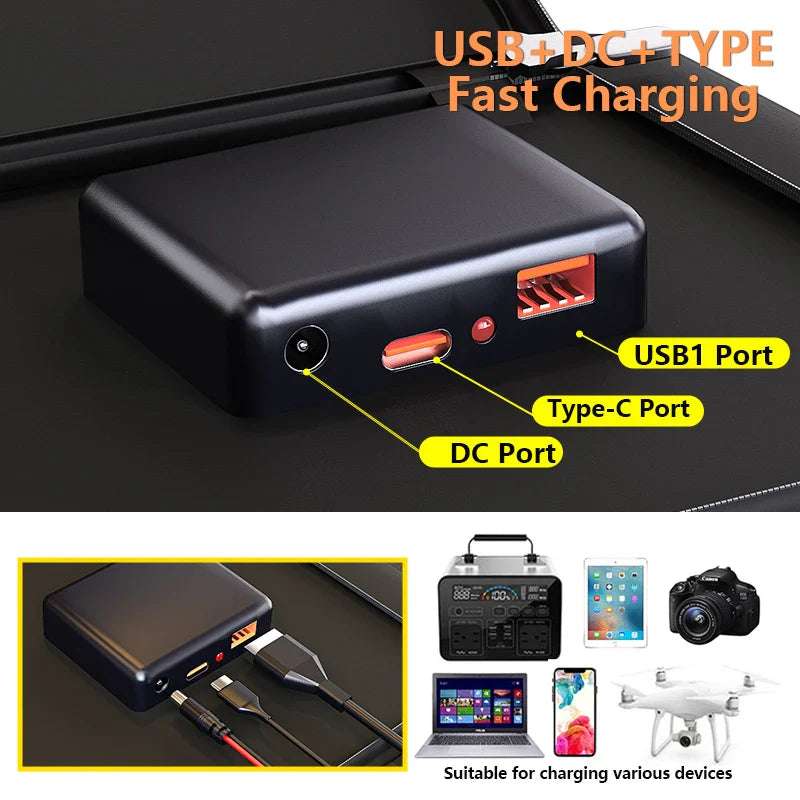 Suncraft ProCharge 1000 | Faltbares Solarpanel | 1000W | MPPT & USB-C Power