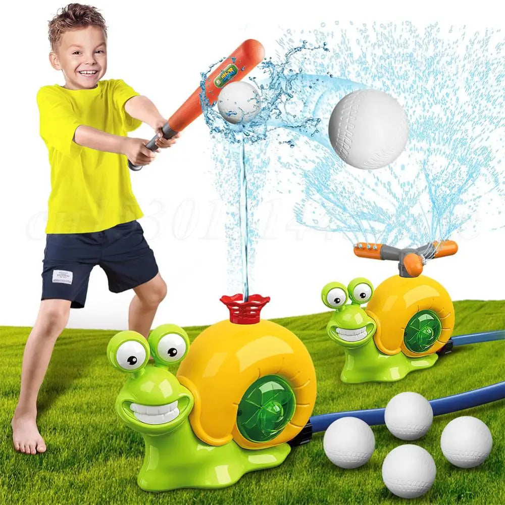 SnailSplash | Wassersprinkler im Schneckendesign | Interaktiver Spielspaß | Für Garten & Pool