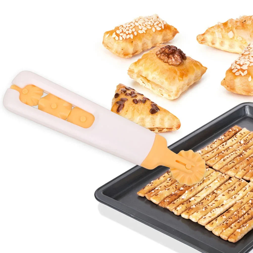 BakePro Teigschneider Roller | Gleichmäßige Teigportionen | Für Pizza, Plätzchen & Pies | Robust & Spülmaschinenfest