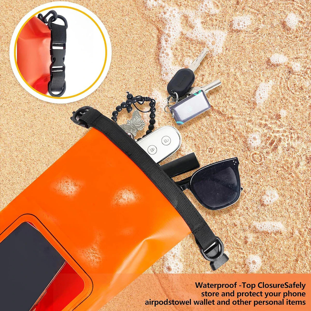 DryGuard | Wasserdichte Tasche | Touchscreen-kompatibel | Kompakt & Robust | Für Outdoor-Abenteuer