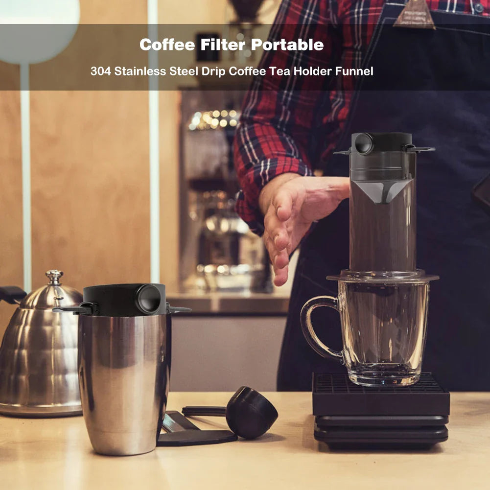 BrewCraft Filter | Edelstahlfilter | Wiederverwendbar & Kompakt | Für Kaffee & Tee
