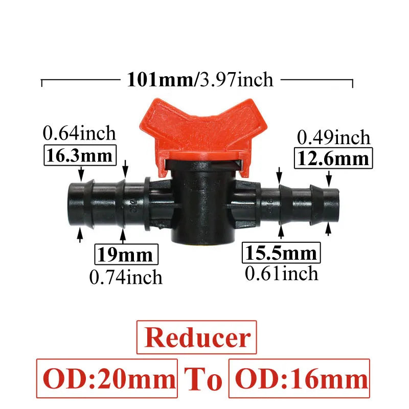 FlowLink Pro Bewässerungsanschluss | Robuste Kugelhahn | Verschiedene Anschlussgrößen