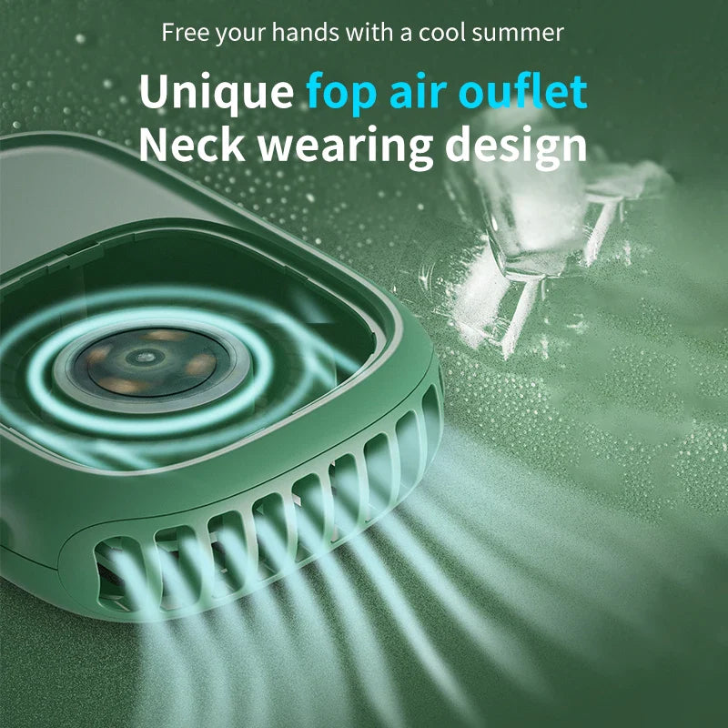 CoolBreeze AeroLynx | Mini-Ventilator | 3-in-1 Tragbar | Wiederaufladbar & Kompakt