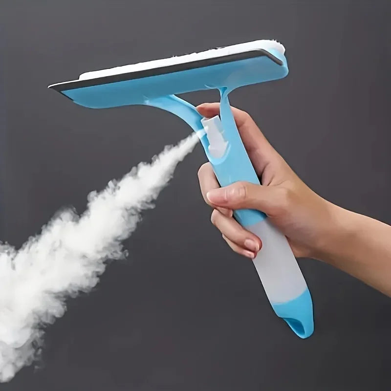 CleanWave 3-in-1 Glasreiniger | Sprühen, Schrubben, Abziehen | Kompakt & Streifenfrei