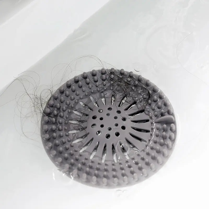 FlowGuard | Abflusssieb für Haare & Schmutz | Flexibles TPR-Material | Mit Griff