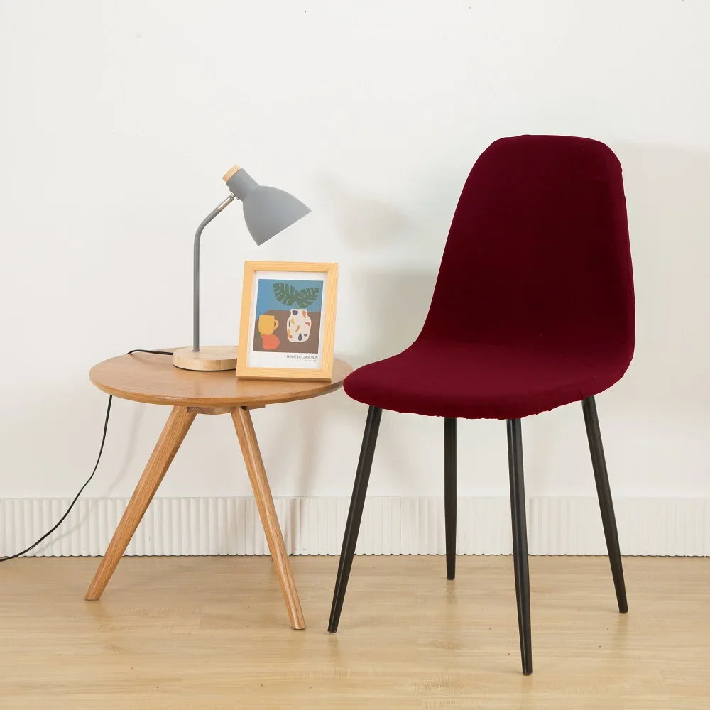 Nordiluxe | Weihnachts-Stuhlbezug | Elastischer skandinavischer Designbezug | Passend für Schalen- und Esszimmerstühle | Waschbar und verstellbar