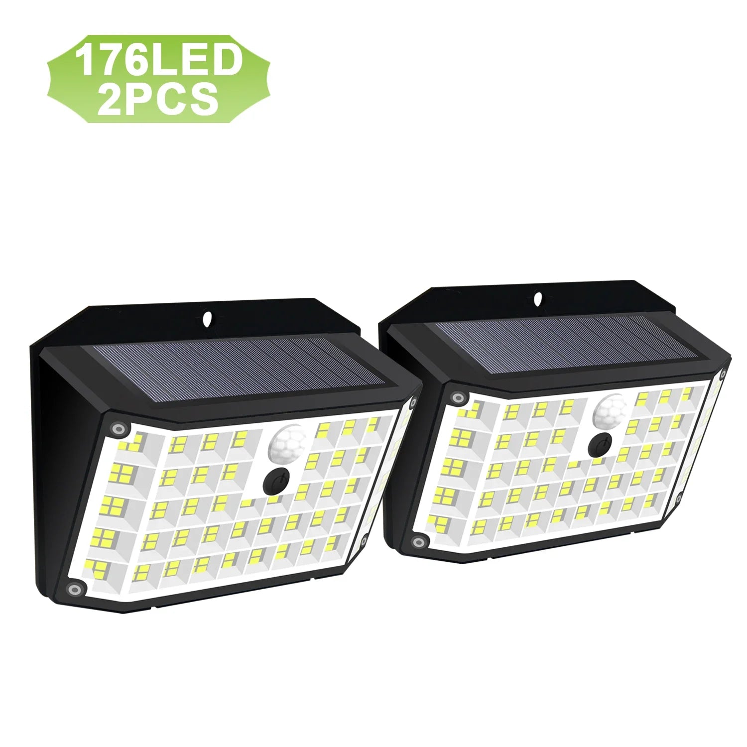 LumiGuard SolarLight | 176 LEDs | 3 Beleuchtungsmodi | Wetterfest & Robustes Design