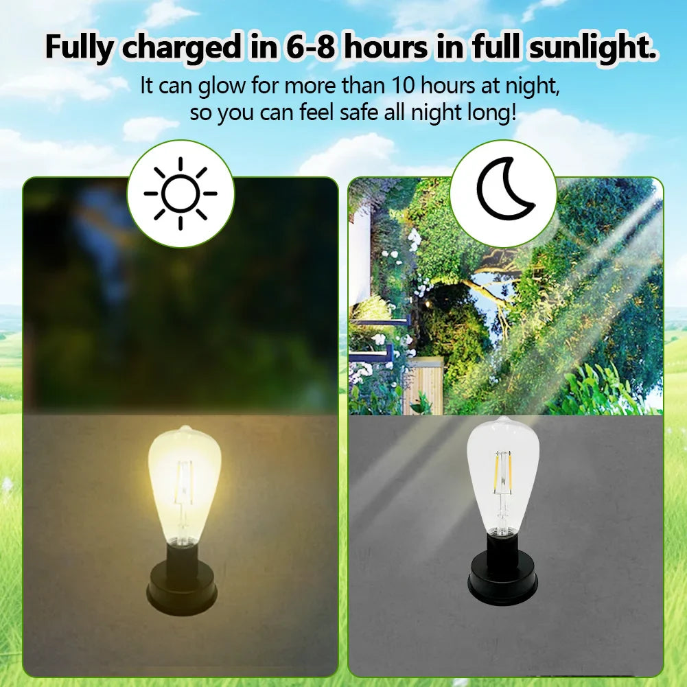 LumaBase Solar Lampenmodul | 8cm LED | Dämmerungssensor | Universell Passend