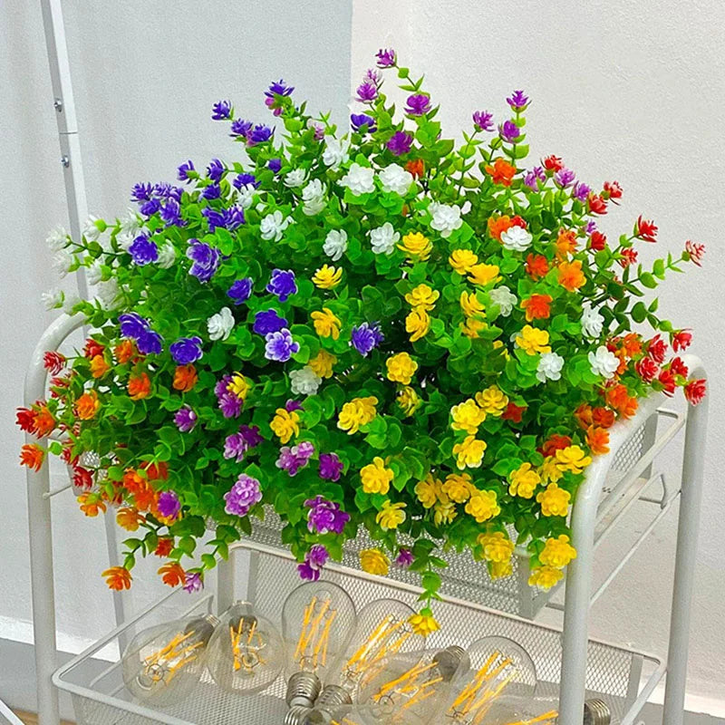 VireoBloom Hängeblumen | UV-Beständig & Wetterfest | Pflegefrei | Für Balkon & Garten