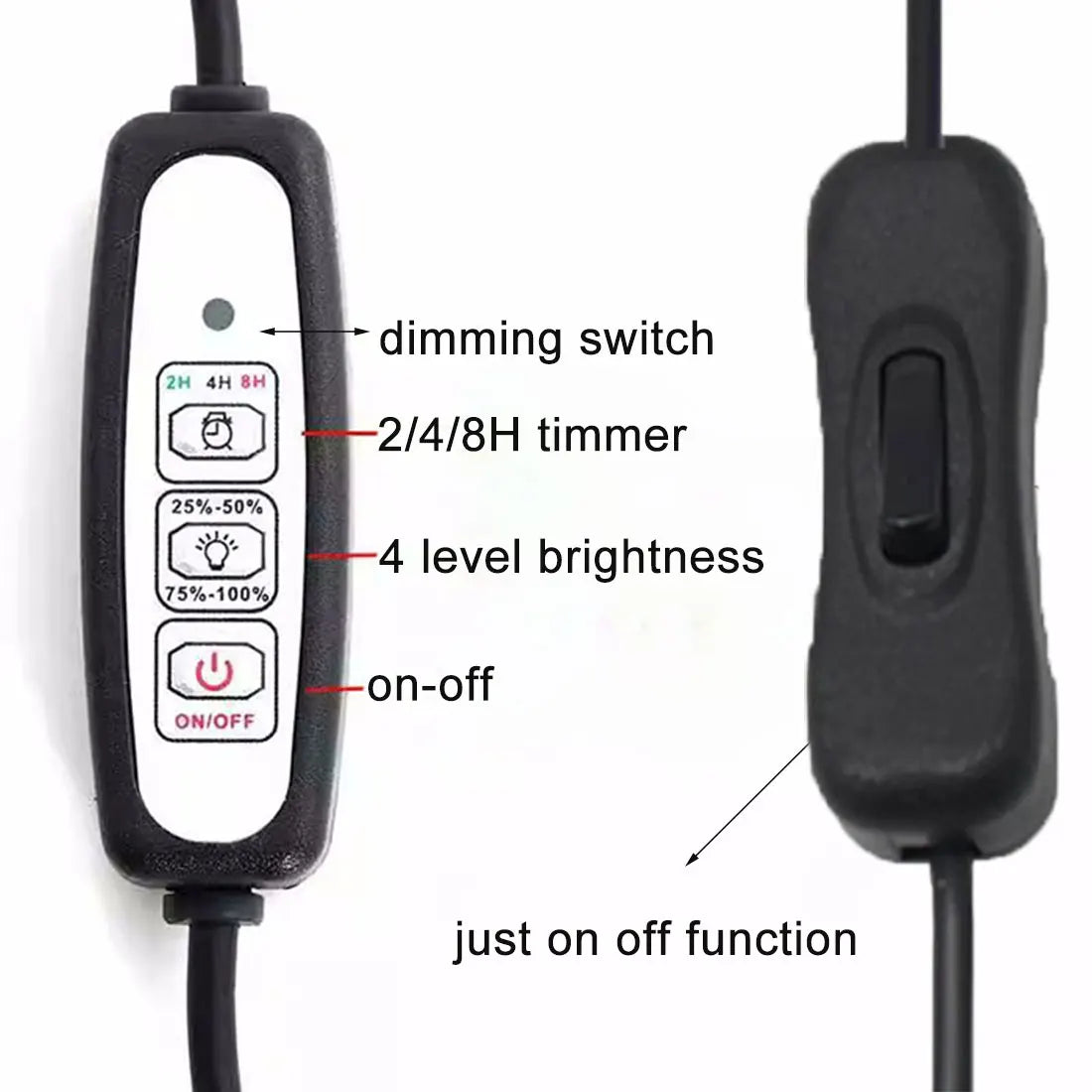 Plantura LED Pflanzenlampe | Höhenverstellbar & Flexarm | USB-Betrieben | Kaltweißes Licht