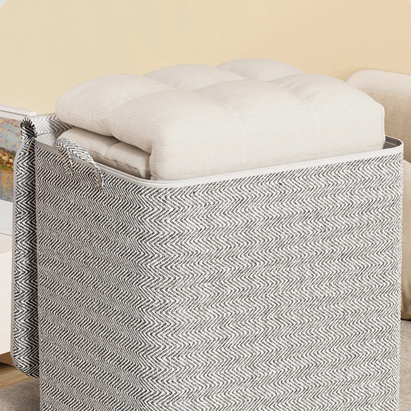 Storiva Faltbox Organizer | Sichtfenster & Reißverschluss | Staubdicht & Faltbar | Für Kleidung & Textilien