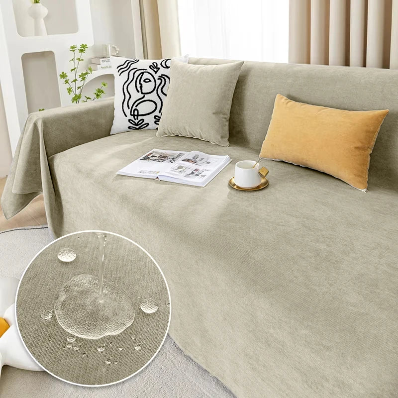 Wasserdichte Sofadecke | Vielseitige Decke & Kratzschutz | Einfarbig & Pflegeleicht | Velvaira