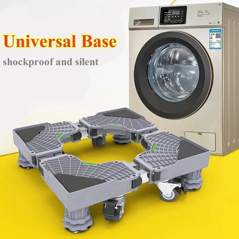 FlexiMove Universalrollrahmen | Höhen- & Breitenverstellbar | Stoßdämpfende Pads | Feststellbare Doppelrollen