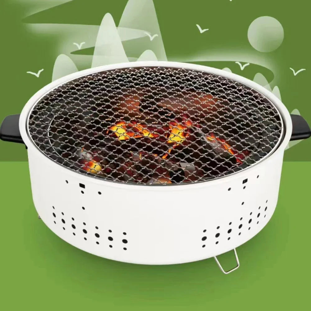 Balkona BBQ-Grill | Kompakt & Raucharm | Für Balkon & Camping | Mit Edelstahlrost