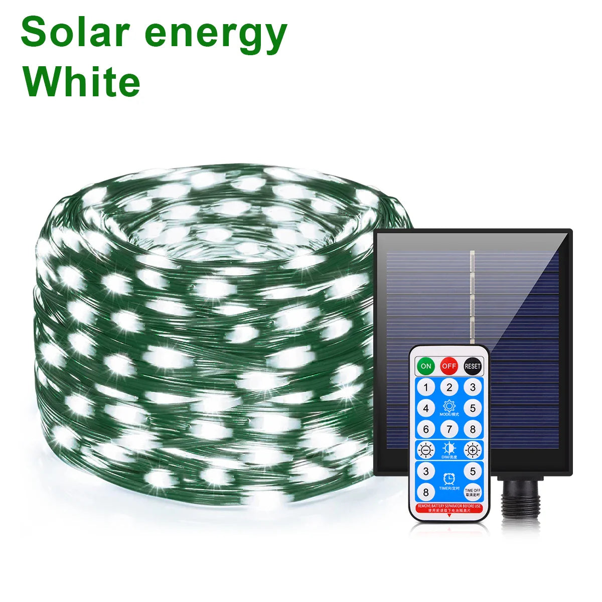 BrightAura SolarChain | Solar LED Lichterkette | Schnelllade & Wetterfest | Fernbedienung