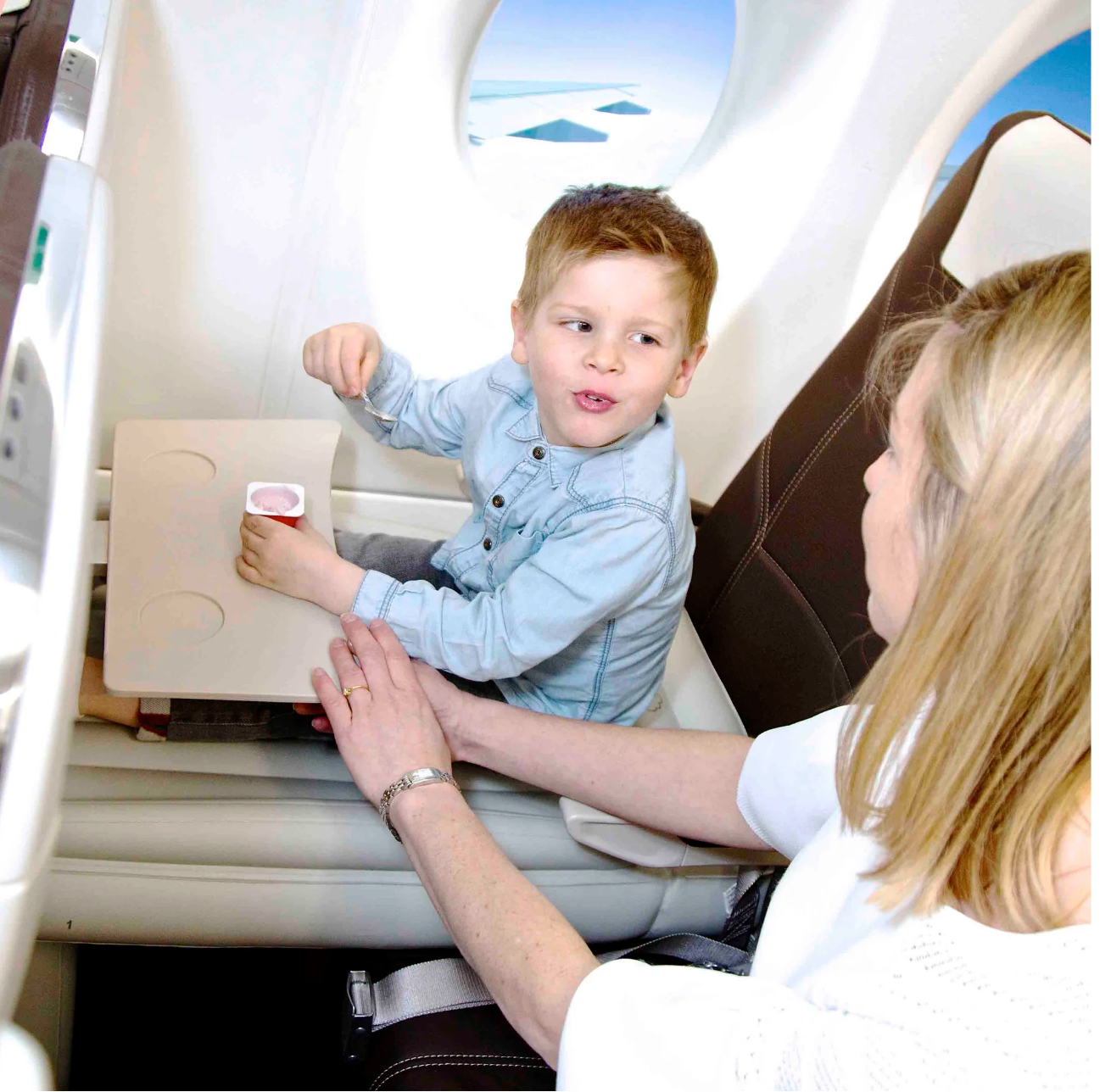 LuftiPlane Reisebett | Für Kinder bis 5 Jahre | Aufblasbar & Tragbar | Inkl. Handpumpe