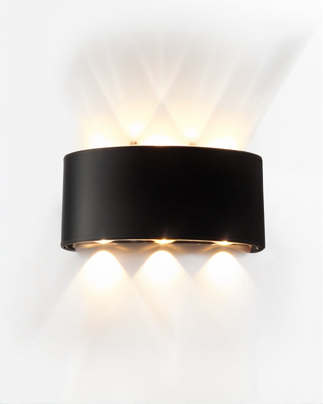 Virella LED Wandlampe | Wetterfeste Außenleuchte IP65 | Modern & Robust | 25 cm Höhe