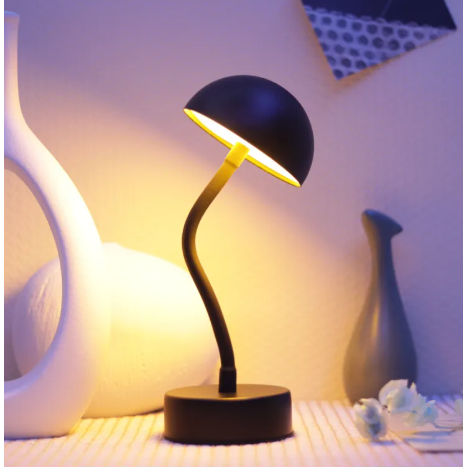 Glovita | Kabellose Tischlampe | Touch-Dimmer | Akku-LED | Modernes Pilzdesign