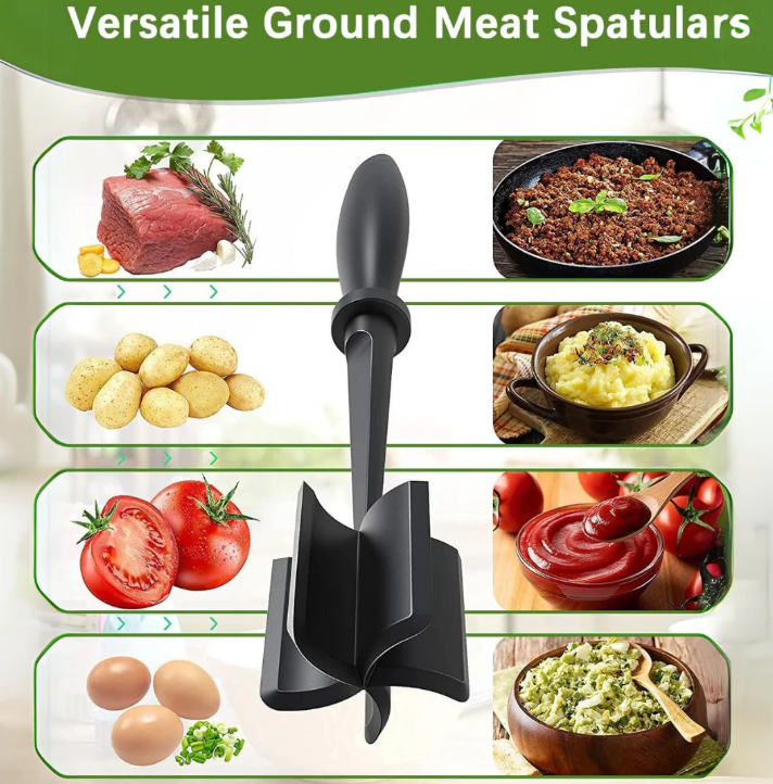 MeatCrush™ – Der hitzebeständige Fleischzerkleinerer für müheloses Kochen
