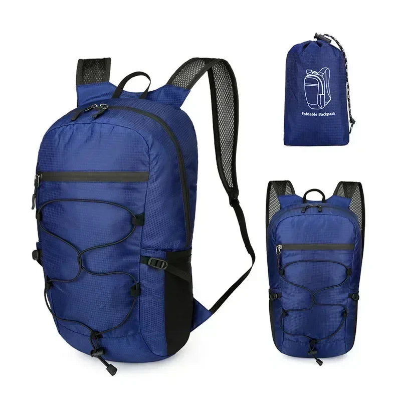 FlexiPack 20L Rucksack | Faltbar & Wasserdicht | Ultraleicht & Praktisch