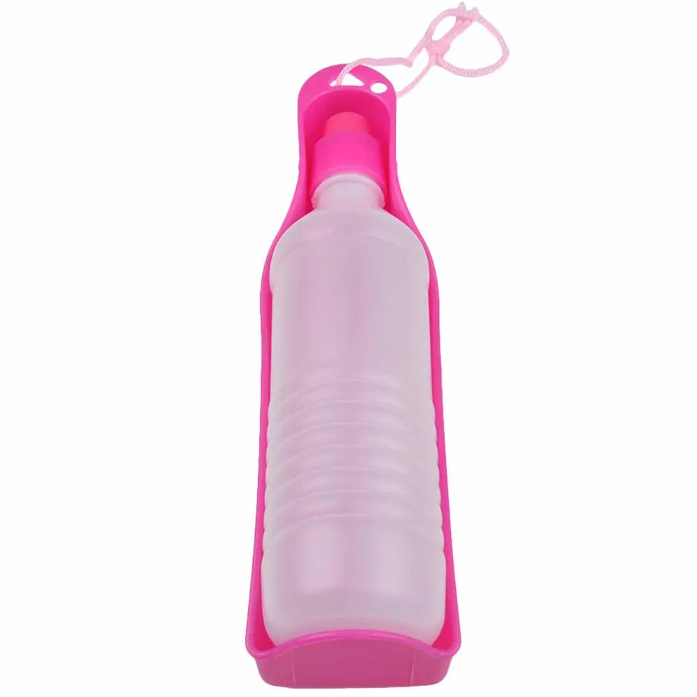 HydroPaw Travel Bottle | Hunde Trinkflasche mit Schale | Einhand-Bedienung & Auslaufsicher | BPA-frei & Kompakt