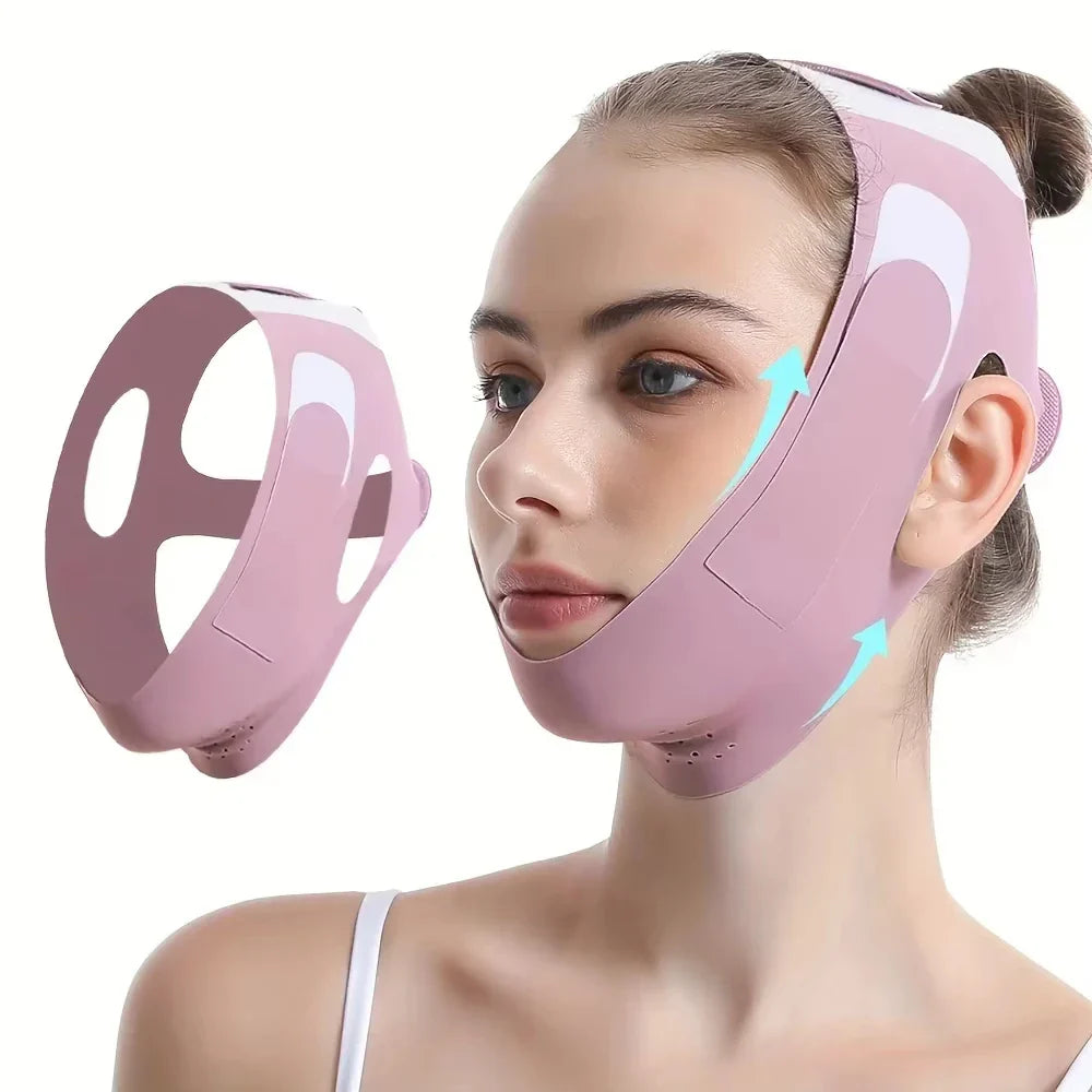 ContourLift | V-Lifting Gesichtsmaske | Atmungsaktiv & Hautfreundlich | Elastisch
