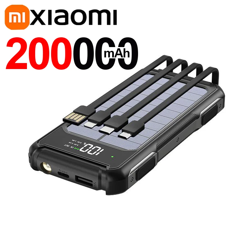 Voltora 200K | Solar Powerbank | 200.000mAh Kapazität | Wiederaufladbar & Kompakt