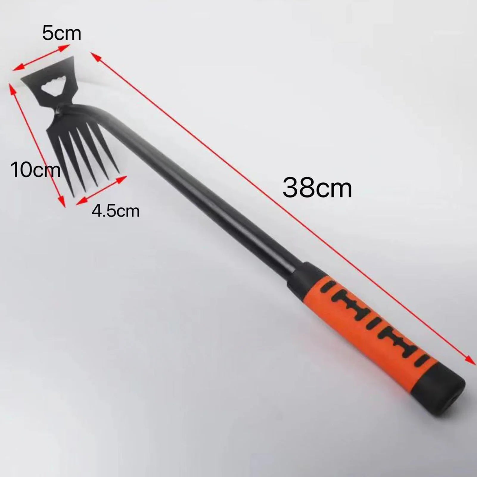 GardenFlex | 2-in-1 Unkrauthobel & Rechen | Rostfreier Edelstahl | Ergonomischer Griff
